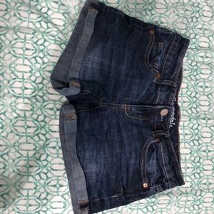 Denim shorts